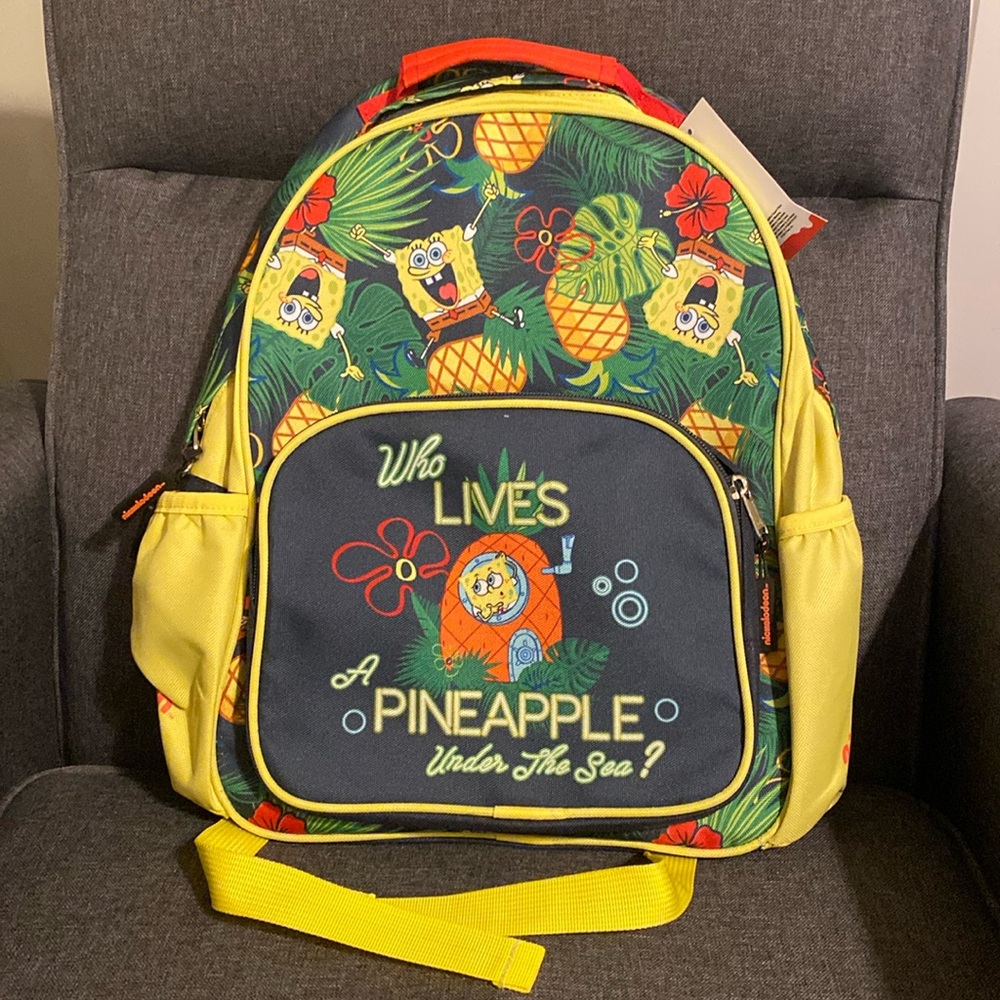 🆕SpongeBob SquarePants Backpack Nickelodeon Resorts Punta Cana 🍍